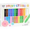Amazon Basics stick di pittura per bambini, asciugatura rapida, facile da pulire, lavabili, multi-superficie, confezione da 24, colori assortiti