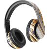 Music Sound | HEADBAND Around | Cuffie on Ear Bluetooth con Archetto Estendibile - PlayTime 20h - Fantasia Barocco Oro