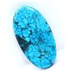 Gravity Gems 60 KT Certificato Naturale Blu Turchese Ovale Forma Loose Gemma Con Omaggio