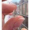 Loose Cvd Laboratrio Cresciuta Diamante 1.00 KT Smeraldo D Colore If Trasparenza