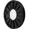 WOONEKY Ruota a Cinghia per Cyclette Fitness in ABS Nero, Design Preciso Diametro Foro Interno 2cm e Passo 4,6cm, Set da 5 Pezzi per Migliorare L'efficacia dell'Allenamento Indoor