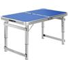 LeeQinersw Tavolo da Esterno Pieghevole Stabile | Altezza Regolabile 3 Livelli, Tavolo a Valigetta, Elevata capacità di Carico, per Barbecue, Campeggiatori, Famiglie, 80CM