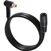 KUOQIY 1m 16AWG 12V DC 7.9x0.9 mm Cavo di Alimentazione, DC7909 90 Gradi Maschio a Femmina cavo di Prolunga, per Celle Solari