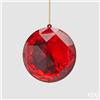 Enzo De Gasperi, EDG EDG ENZO DE GASPERI DECORO DIAMANTE ROTONDO DA APPENDERE L.4,5 D.10 C5 ROSSO