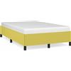 vidaXL Struttura letto senza materasso verde 120x200 cm tessuto