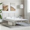vidaXL Materasso in schiuma bianco 140x210 cm 7 zone livello di rigidità 20 ILD