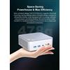 StarTech Mini-PC - L12 Pro - Intel Core i9-12900HK - 14 core fino a 5,0 GHz - 16 GB di RAM - 1 TB di SSD - WiFi 6 e Bluetooth 5.2 - 2 porte LAN 2,5G, 4 porte USB 3.0