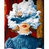 Puzzleify Puzzle Surrealista Ritratto Donna Oceano 500/1000/1200/2000 Pezzi Regalo