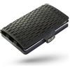 Original Portafoglio Uomo Slim con Portamonete Banconote Mini Wallet fino a 12