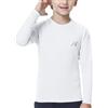 MEETWEE Ragazzi Rash Guard - Maglietta Nuoto Manica Lunga UV Protezione, UPF50+ Costume da Bagno per Bambini per Surf Beach Pool