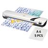 GBC Inspire+ Plastificatrice A3 con Tempo di Riscaldamento di 4 Minuti e Leva di Rilascio Anti-Inceppamento, Include una Confezione da 5 Pouch, Plastificazione a Caldo e a Freddo - Bianco (4410032)