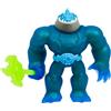 Heroes of Goo Jit Zu Meteor Madness, Action figure elastica da collezione Battle Thrash, con imbottitura morbida e Tridente potente
