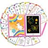 Party town Big Minds - Tavoletta Grafica Bambini Rainbow LCD | Lavagna Per Bambini Formato Libro | Lavagnetta Cancellabile 20 Modelli Reversibili | Lavagna Magica Per Bambinii | Giochi Bambina 4 Anni