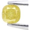 Sparkling Fancy Diamonds Diamante Naturale Giallo 0.20 ct Taglio Cuscino Brillante