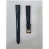 LORENZ CINTURINO ORIGINALE OROLOGIO "LORENZ" ANSA 13 MM PELLE NERO "LUCERTOLA"