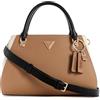 GUESS borsetta borsa a tracolla Noelle II Luxury Satchel Tan Multi grigio talpa