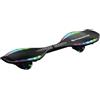 Razor Ripster Lightshow Waveboard - Tavola a Rotelle per Bambini Dagli 8 anni in su con Sterzo a 360°, Ponte Luminoso Attivato dal Movimento, 5 Modalità di Luce, Antiscivolo - Nero