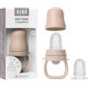BIBS Baby Feeder, 4+ mesi, per la dentizione e l'autoalimentazione, Blush | 2 tettarelle in silicone alimentare | Compatibile con vaschetta freezer | Facile da impugnare | Ideale fuori casa