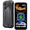 OSCALNEX Rugged Smartphone Android 16 11000mAh Telefono Indistruttibile 2026 12(4+8)GB