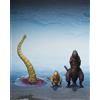 Bandai Tamashii Nations Godzilla 2016, set da 3 action figure S.H.MonsterArts: Seconda forma, Terza forma, Set di creature giganti non identificate