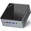StarTech Mini-PC - K8 Plus - AMD Ryzen 7 8845HS - Kit base (barebone) senza RAM - Senza SSD - Senza sistema operativo - Scheda grafica integrata