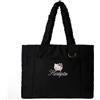 Herlipto HLT x Hello Kitty Black Puffer Tote Bag mai aperta nuova pop-up edizione...