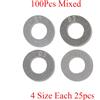 Gearfitix Krytac Set 100 Spessori 0,1-0,5 mm Acciaio Inox AEG Gearbox Ver 2/3/7