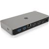 ICY BOX USB4 Docking Station (10-in-1) für 2 Monitore (2x HDMI (4K UHD Blu-ray)