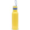 OSAMA - Borraccia Termica 500 ml Antibatterica in Acciaio Inox e Argento - Bottiglia Termica Valida come Borraccia Palestra e Lavoro, 24h Cold e 12h Hot, Ermetica e Antiscivolo, ‎8x8x24hcm, Giallo/Blu