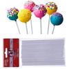 Graziano, Stecche Cake Pops Plastica 25pz - H 15cm, Diametro 3mm, Per Lollipop, Popcake, Lecca-Lecca