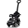 JAMARA 464002 Push-Car BMW M5 nero 2in1 - Macchinina Cavalcabile per Bambini, Auto Cavalcabile, Musica, Protezione Antiribaltamento, Luci LED, Ruote Silenziose