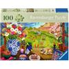 Ravensburger Puzzle 12001732 - Vista dalla finestra - Puzzle orizzontale da 100 pezzi per anziani e anziani, con pezzi di puzzle più grandi e pratici, modello di immagine grande