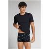 Intimissimi Boxer Uomo In Cotone Superior Stampa Soldi Nero
