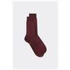 Intimissimi Calze Corte In Cotone Filo Di Scozia Rasato Bordeaux