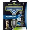 Furminator deShedding Tool Taglia L per Cani a Pelo Lungo - Spazzola per Cani di grossa taglia per rimuovere il sottopelo - Design migliorato