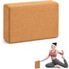 Carehabi Mattoncini Yoga 22x14.5x7.5cm | Blocco di sughero Blocchi Yoga per pilates Esercizi Stretching