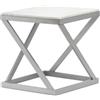 Menzzo Bout Divani, Argento, L57 x P57 x H57 cm