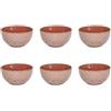 HOME DECO FACTORY Ciotola Sahara in Ceramica Zuppe e Cereali Rosso | Ceramica, ciotola Sahara, design ispirato ai paesaggi desertici, zuppe insalate e cereali, servizio da tavola, rosso