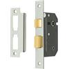 Sterling MLB325N - Serratura in nichel a 3 lamelle, ideale per la porta del bagno, lunghezza 6,5 cm