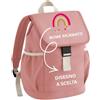 MAYRA Zaino, Sacca Personalizzabile per Bambino e Bambina con Tasche Laterali | Zainetto, Cartella per Asilo Nido Scuola Materna | Personalizzato con Ricamo Nome e Disegno