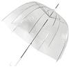 Impliva Ombrello classico, 87 cm, Trasparente (Transparentes)