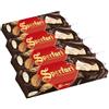 Sperlari - Torrone Classico alla Mandorla Ricoperto di Cioccolato Fondente, Senza Glutine - 200 gr (Confezione da 4)