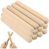 YIXNSW Set di 12 bastoncini per ritmo, in legno tibetano, 20 cm, adatti per bande, lezioni di musica, professionisti o principianti di tutti gli stili