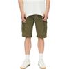 s.Oliver Chicago - Pantaloncini Cargo con Elastico in Cotone Elasticizzato, 7995_Verde Oliva, L