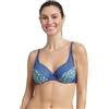 Playtex Reggiseno con Ferretto in Microfibra Flower Elegance da Donna x1, Blu, 5B