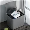 Vdniduir Lavatrice elettrica per scarpe, lavatrice automatica per scarpe, silenziosa, compatta, ideale per appartamenti e viaggi.