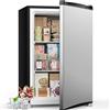 Generic Mini congelatore verticale 1,1 piedi cubi, compatto indipendente, nero(3.0 Cu.Ft - Silver)