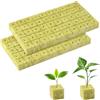 OFFCUP 100 Pz Cubi Coltivazione Lana, 2,5x2,5x2,5cm, Cubi Lana Roccia | Ockwool Grow Cubes, Rockwool Cube per Serra Idroponica Talee Soilless Cultivation