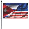 KWQDOZF Bandiera cubana di Cuba, bandiera americana, 3x5 piedi, per esterni