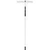 COSTWAY Rastrello da Neve per Tetti e Auto, Telescopico 200-630 cm | Pala da neve in Alluminio con Maniglia Antiscivolo e Chiusura, per Vari Occasioni, Bianco Argenteo